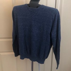 Men’s blue Jcrew Crewneck Sweater.